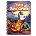 Halloween Foil Art Craft Kit Children DIY Mosaic Sticker Paper Educational Toy Set Book - Halloween