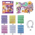 Kinder DIY Spiegel Mosaik Aufkleber Set Halloween Bastelset Glitzer Sticker 10 Motive - Halloween Stil