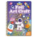Children foil art craft DIY sparkling sticker painting book with astronaut design - Astronaut