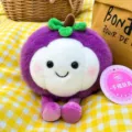 Simpatico giocattolo di peluche mangostano bambola morbida cuscino di frutta regalo - Mangostano