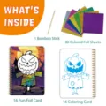 Kit d'arte in foglio per bambini set fai da te pittura magica con fogli colorati e cartoline - Halloween