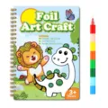 Kinder Folienkunst Bastelset Notizbuch DIY magisches Malbuch mit stapelbaren Buntstiften. - Tierstil