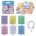 Kids DIY mirror mosaic sticker art kit space theme craft set with colorful glitter stickers - Astronaut Style