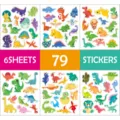 Niedliche Cartoon Dinosaurier Aufkleber wasserdichte Vinyl Sticker fur Kinder Tassen 79 Stk - DCWH33 Cartoon Dinosaurier