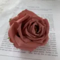 Artificial rose flower heads for wedding gift box DIY decoration floral arrangements. - Deep Dusty Pink No. 2