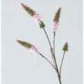 Rama de flor de salvia rosa artificial decoración del hogar accesorios de fotografía ramo boda - Rosa (75cm)