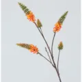 Rama de salvia artificial flor falsa decoración del hogar accesorio de foto naranja arreglo - Naranja