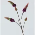 Rama de flor de salvia artificial planta de simulación para decoración y fotografía. - Púrpura