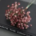 Artificial Baby's Breath Flower Soft Rubber Fake Plants for Wedding Home Party Decor - Retro Purple