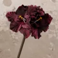 Donkerpaarse kunstmatige PU clivia bloem voor herfst interieurdecoratie en bloemstuk rekwisiet. - Donkerpaars