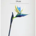 Artificial Bird of Paradise Flower Fake Strelitzia for Home Decor Wedding Party Decoration - Blue