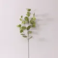 Artificial eucalyptus branch, fake apple leaves for wedding decoration and home interior decor. - Autumn Light Green
