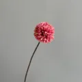 Artificial pink pompon chrysanthemum single stem fake flower for wedding home table decor SKU - Pink