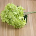 Bouquet di fiori di ortensia verde artificiale per decorazioni casa e matrimonio. - Verde