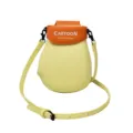 Cute mini cross-body phone bag with unique boxing glove design, trendy women shoulder bag. - Yellow