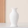 White Ceramic DIY Vase Unfinished Paintable Pottery Crafts Home Decor Tabletop 14.5cm - Style Three Bisque Vase / 2.5x7x14.5cm