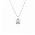 Stainless steel letter B pendant necklace hip hop style fashion jewelry for women - Letter B
