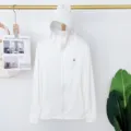 Weiße Eisseide Sonnenschutz Kapuzenjacke, leichte atmungsaktive Outdoor-Jacke mit breiter Krempe. - Einheitsgröße / Oberteile / Weiß