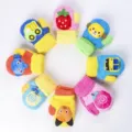 Cute cartoon plush winter gloves for kids, featuring various colorful animal designs and warm fleece. - 3D Cartoon Style (Child Sound Mitten) / 1 Pair/Pack / Multicolor