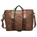 Sac de voyage à carreaux élégant grande capacité sac de sport pour femmes et hommes voyage. - Khaki