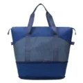 Borsa da viaggio blu leggera borsa sportiva estensibile per fitness campeggio all aperto. - Blu scuro