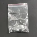 Metal spoon fishing lure with single hook, packaged in a clear bag for freshwater and marine. - With Single Hook / 5g / Silver