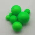Green foam fishing floats round strike indicator beads tackle accessories assorted sizes - Diameter 10mm (Aperture 1.5mm) / Green
