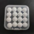 European fishing floating balls 12mm foam float beads carp fishing tackle accessories box - White