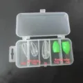 Micro fishing casting aid set 5 pieces slow sinking floating water lures box accessories - 5-Piece Set (Floating 3.2g/4.2g, Slow Sinking 3.2g/4.6g/7g)