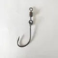 Hameçon de pêche avec éméritillon, design métal foncé barbelé pour accessoires. - 12# (Plus petit) / Barbelé