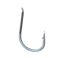 High-quality barbed fishing hook single metallic sharp design for outdoor angling and fishing gear. - 6# / Black