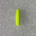 Fluorescent yellow fishing float foam bead for tail modification, durable lightweight tackle accessory. - Yellow