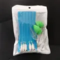 Set de señuelos de pesca de camarones de seda de hielo con 5 ayudas de lanzamiento. - 14# / Rig de Camarón de Seda de Hielo (1 Tablero con 5 Ayudas de Lanzamiento)