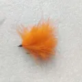 Orange fly fishing lure simulation weed hook for freshwater grass carp fishing bait - 2# (Large Hook) / Orange, 1 Piece