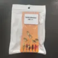 Kit de Cebo de Pesca con Mosca con Lentejuelas y Tablero de Espuma Variante SKU - 12# / Modelo Mixto de Mosca Mosquito Abeja A (1 Tablero sin Ayuda de Lanzamiento)