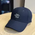 Navy blue embroidered baseball cap with letter design, casual style for everyday wear. - 54-60cm (Adjustable) / Embroidered Letter Style (1707) / Navy Blue