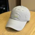 Light blue soft-top baseball cap with front embroidery, casual style sun hat for daily wear. - Adult 54-60 Adjustable / Light Blue