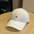 Lightweight quick-drying waterproof white baseball cap featuring minimalist front embroidery detail. - Adult 54-60 Adjustable / White