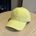 Lichte sneldrogende honkbalpet voor dames, zomerse zonbescherming casual sporthoed. - Volwassen 54-60 Verstelbaar / Geel