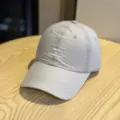 Gorra de béisbol deportiva transpirable y de secado rápido para mujer, protección solar exterior. - Adulto 54-60 Ajustable / Gris