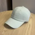 American vintage baseball cap with small letter embroidery, trendy niche design, casual. - Adult 54-60 Adjustable / Azure Blue