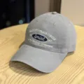 Casquette de baseball en coton gris avec broderie stylée, casquette souple décontractée. - Adulte 54-60 Réglable / Gris clair