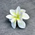 Testa di fiore artificiale bianca finto fiore fai da te matrimonio decorazione artigianato - Bianco