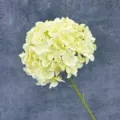 Artificial light yellow hydrangea single stem flower for home wedding party decoration craft. - Light Yellow