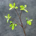 3D printed green butterfly artificial flower branch home window decoration shooting props - 5 Small Heads 4