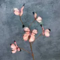 Pink butterfly branch simulation flower home decor aesthetic artificial plant window display sku - 5 Large Heads 7
