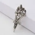 Punk rock gothic stijl draak knokkel ring met sprankelende strass steentjes voor mode uniseks. - Open Verstelbaar / Schorpioen Gewricht Ring 5