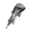 Vintage gotische punk cobra slang vinger gewricht ring voor heren dames statement sieraden - Open Verstelbaar / Brilslang Gewricht Ring 12