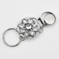 Clip de Chapeau de Voyage en Métal Strass Clip de Sac Accessoire Polyvalent - 11