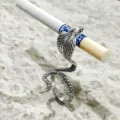 Cobra slang sigarettenhouder ring, vintage metalen open vingerring voor heren en dames stijlvol. - 17